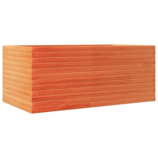 Garden Planter Wax Brown 110x60x45.5 cm Solid Wood Pine Garden Planter Wax Brown 110x60x45.5 cm Solid Wood Pine
