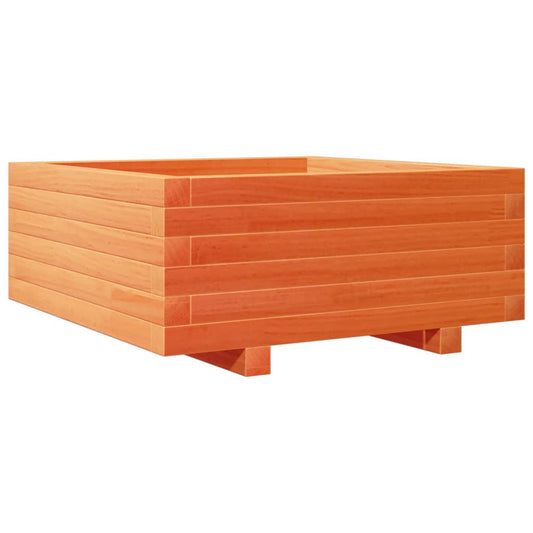 Garden Planter Wax Brown 60x60x26.5 cm Solid Wood Pine Garden Planter Wax Brown 60x60x26.5 cm Solid Wood Pine