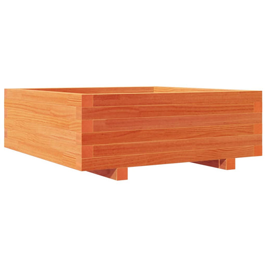 Garden Planter Wax Brown 70x70x26.5 cm Solid Wood Pine Garden Planter Wax Brown 70x70x26.5 cm Solid Wood Pine