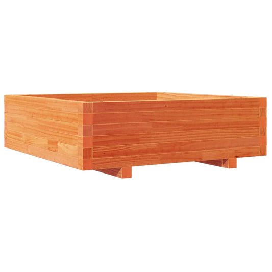 Garden Planter Wax Brown 80x80x26.5 cm Solid Wood Pine Garden Planter Wax Brown 80x80x26.5 cm Solid Wood Pine