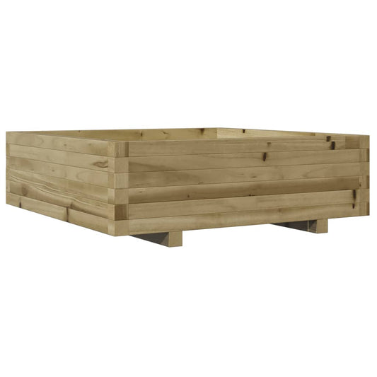 Garden Planter 80x80x26.5 cm Impregnated Wood Pine Garden Planter 80x80x26.5 cm Impregnated Wood Pine
