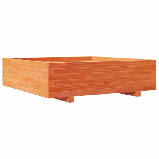 Garden Planter Wax Brown 90x90x26.5 cm Solid Wood Pine Garden Planter Wax Brown 90x90x26.5 cm Solid Wood Pine