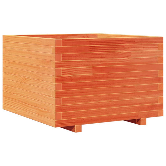 Garden Planter Wax Brown 70x70x49.5 cm Solid Wood Pine Garden Planter Wax Brown 70x70x49.5 cm Solid Wood Pine