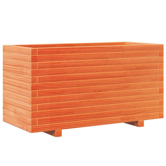 Garden Planter Wax Brown 90x40x49.5 cm Solid Wood Pine Garden Planter Wax Brown 90x40x49.5 cm Solid Wood Pine
