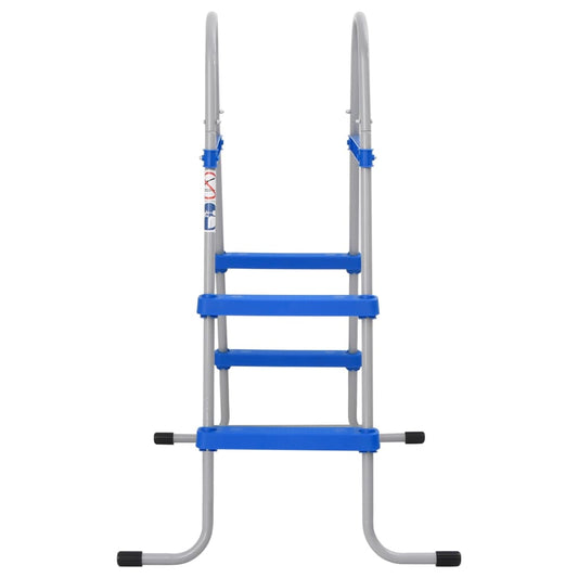 Pool Ladder for Above Ground Pool 84 cm Steel and Plastic Pool Ladder for Above Ground Pool 84 cm Steel and Plastic