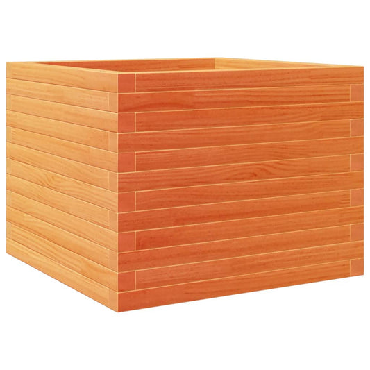 Garden Planter Wax Brown 60x60x46 cm Solid Wood Pine Garden Planter Wax Brown 60x60x46 cm Solid Wood Pine