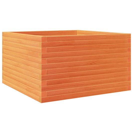 Garden Planter Wax Brown 80x80x46 cm Solid Wood Pine Garden Planter Wax Brown 80x80x46 cm Solid Wood Pine