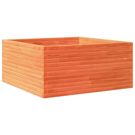 Garden Planter Wax Brown 100x100x46 cm Solid Wood Pine Garden Planter Wax Brown 100x100x46 cm Solid Wood Pine