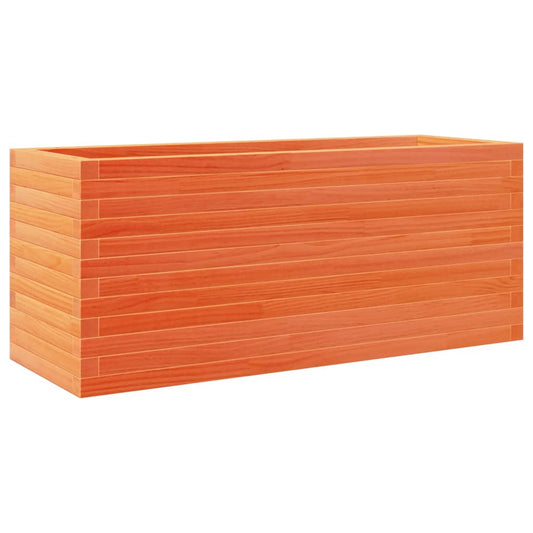 Garden Planter Wax Brown 110x40x46 cm Solid Wood Pine Garden Planter Wax Brown 110x40x46 cm Solid Wood Pine