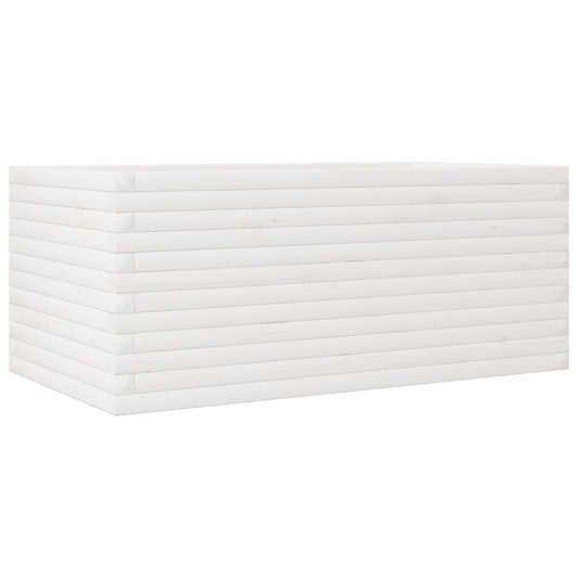 Garden Planter White 110x60x46 cm Solid Wood Pine Garden Planter White 110x60x46 cm Solid Wood Pine