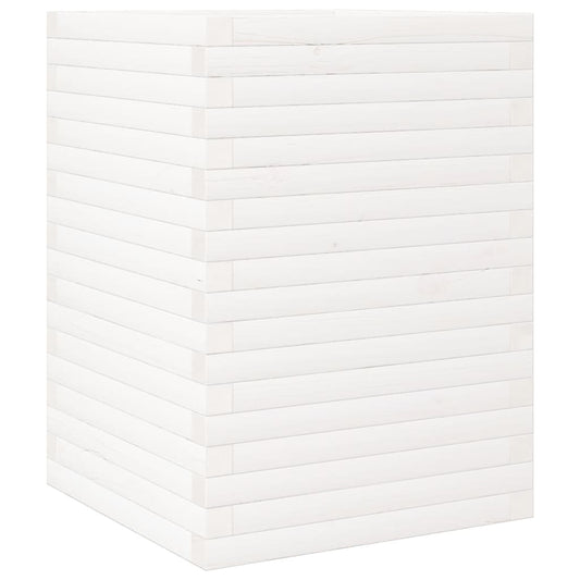 Garden Planter White 50x50x68.5 cm Solid Wood Pine Garden Planter White 50x50x68.5 cm Solid Wood Pine
