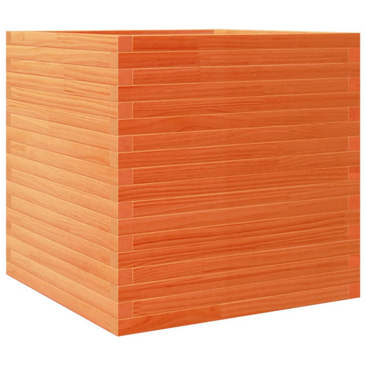 Garden Planter Wax Brown 70x70x68.5 cm Solid Wood Pine Garden Planter Wax Brown 70x70x68.5 cm Solid Wood Pine