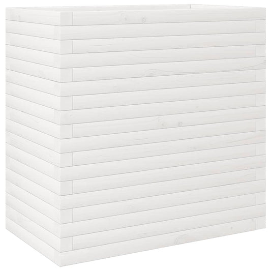 Garden Planter White 70x40x68.5 cm Solid Wood Pine Garden Planter White 70x40x68.5 cm Solid Wood Pine
