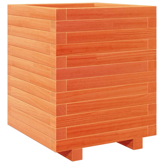 Garden Planter Wax Brown 40x40x49.5 cm Solid Wood Pine Garden Planter Wax Brown 40x40x49.5 cm Solid Wood Pine