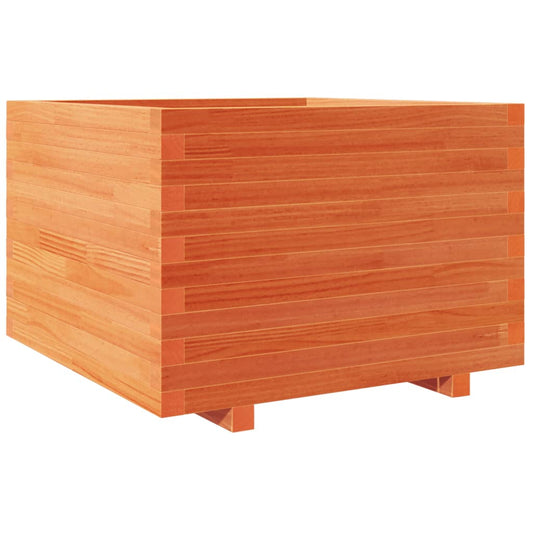 Garden Planter Wax Brown 70x70x49.5 cm Solid Wood Pine Garden Planter Wax Brown 70x70x49.5 cm Solid Wood Pine