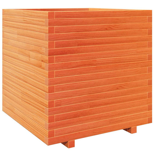 Garden Planter Wax Brown 70x70x72.5 cm Solid Wood Pine Garden Planter Wax Brown 70x70x72.5 cm Solid Wood Pine
