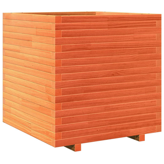 Garden Planter Wax Brown 70x70x72 cm Solid Wood Pine Garden Planter Wax Brown 70x70x72 cm Solid Wood Pine