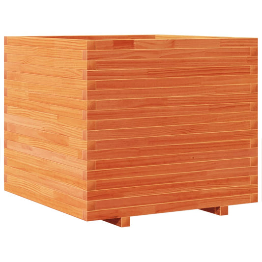 Garden Planter Wax Brown 80x80x72 cm Solid Wood Pine Garden Planter Wax Brown 80x80x72 cm Solid Wood Pine