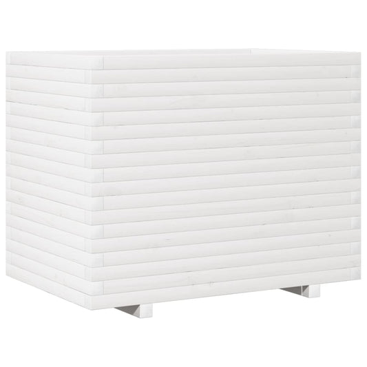 Garden Planter White 90x60x72 cm Solid Wood Pine Garden Planter White 90x60x72 cm Solid Wood Pine