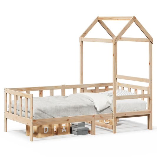 Day Bed with Roof without Mattress 80x200 cm Solid Wood Day Bed with Roof without Mattress 80x200 cm Solid Wood