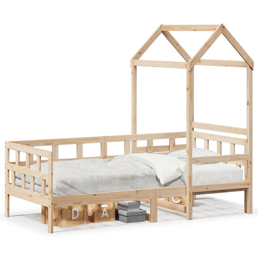 Day Bed with Roof without Mattress 80x200 cm Solid Wood Day Bed with Roof without Mattress 80x200 cm Solid Wood
