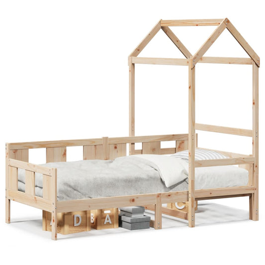 Day Bed with Roof without Mattress 80x200 cm Solid Wood Day Bed with Roof without Mattress 80x200 cm Solid Wood