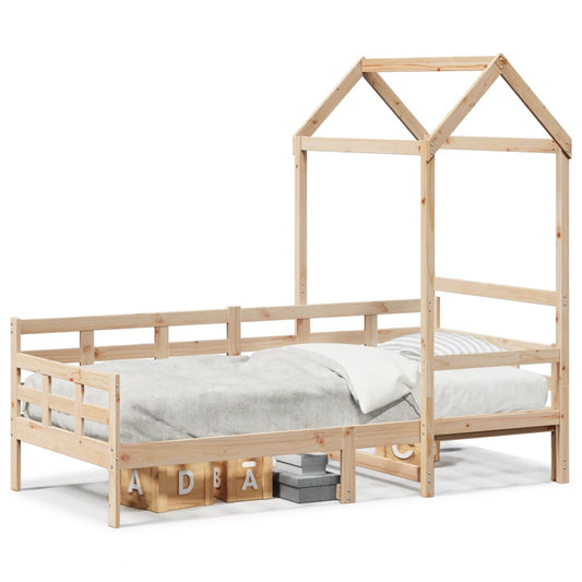 Day Bed with Roof without Mattress 80x200 cm Solid Wood Day Bed with Roof without Mattress 80x200 cm Solid Wood