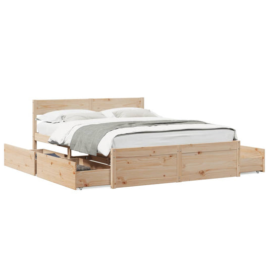 Bed Frame without Mattress 140x200 cm Solid Wood Pine Bed Frame without Mattress 140x200 cm Solid Wood Pine