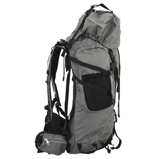 Hiking Backpack Grey 60 L Oxford Fabric Hiking Backpack Grey 60 L Oxford Fabric
