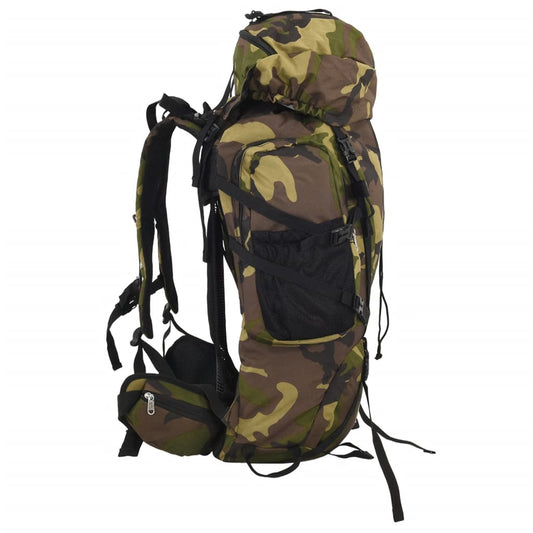 Hiking Backpack Green Camouflage 60 L Oxford Fabric Hiking Backpack Green Camouflage 60 L Oxford Fabric
