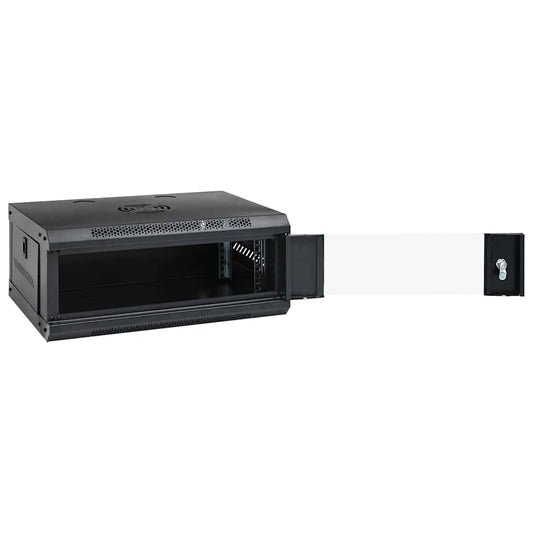4U Wall Mounted Network Cabinet 19" IP20 53x40x21 cm 4U Wall Mounted Network Cabinet 19" IP20 53x40x21 cm