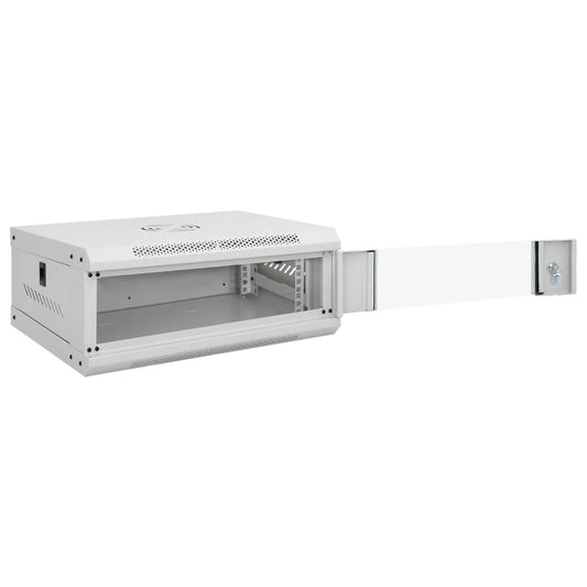 4U Wall Mounted Network Cabinet 19" IP20 53x40x21 cm 4U Wall Mounted Network Cabinet 19" IP20 53x40x21 cm