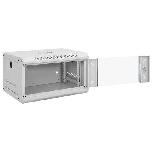 6U Wall Mounted Network Cabinet 19" IP20 53x40x30 cm 6U Wall Mounted Network Cabinet 19" IP20 53x40x30 cm