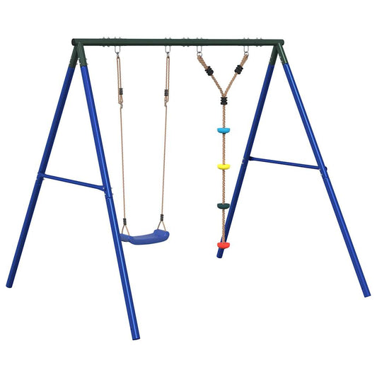 Outdoor Swing Set with Swing and Disc Swing Outdoor Swing Set with Swing and Disc Swing