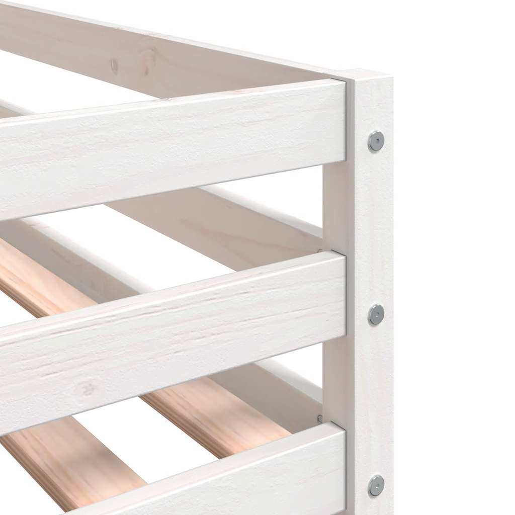 Bunk Bed without Mattress Blue 90x200 cm Solid Wood Pine