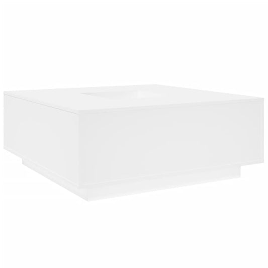 Coffee Table White 100x100x40 cm Engineered Wood Coffee Table White 100x100x40 cm Engineered Wood