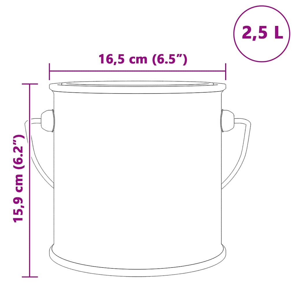 Wall Paint Brown 2.5 L Wall Print
