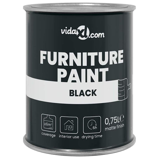 Furniture Paint Black 0.75 L Wall Print Furniture Paint Black 0.75 L Wall Print