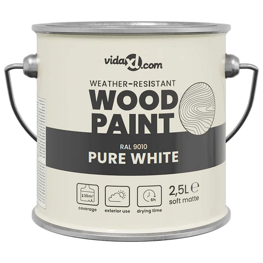 Wood Paint White 2.5 L Wall Print Wood Paint White 2.5 L Wall Print
