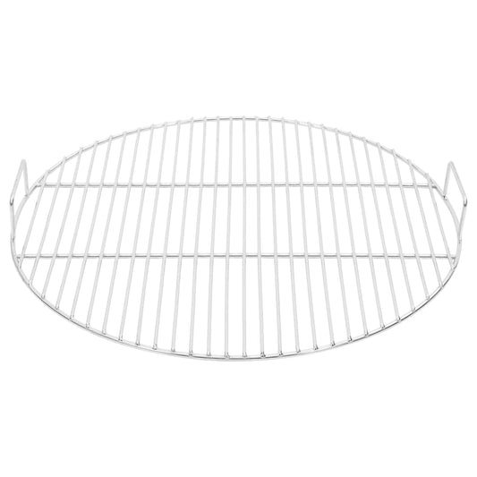 BBQ Grill Grate with Handles Round Ø54 cm 304 Stainless Steel BBQ Grill Grate with Handles Round Ø54 cm 304 Stainless Steel