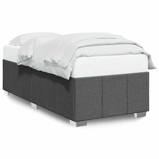 Bed Frame without Mattress Dark Grey Single Fabric Bed Frame without Mattress Dark Grey Single Fabric