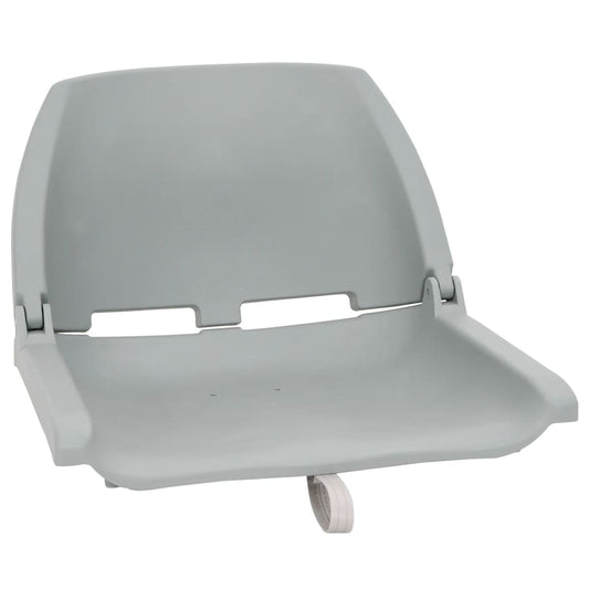 2 Piece Foldable Boat Seat Set No Pillow Grey 48x51x41 cm 2 Piece Foldable Boat Seat Set No Pillow Grey 48x51x41 cm