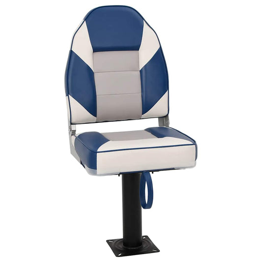 2 Piece Foldable Boat Seat Set High Backrest 2 Piece Foldable Boat Seat Set High Backrest