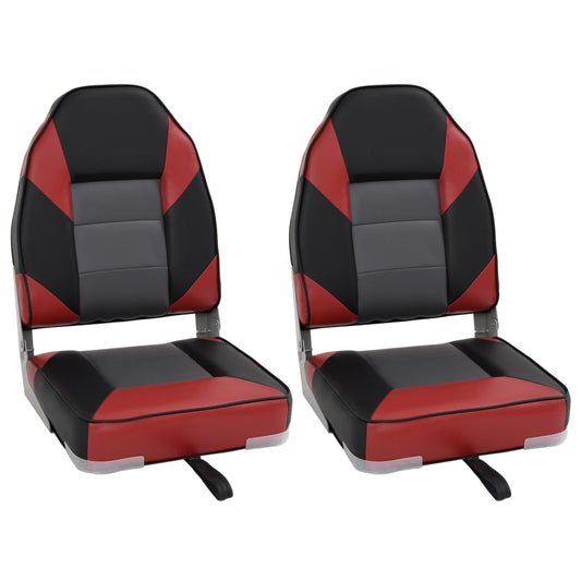 Foldable Boat Seats 2pcs with High Back 39x43x58 cm Foldable Boat Seats 2pcs with High Back 39x43x58 cm