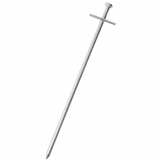 Tent Pegs 24 pcs 23 cm Ø6 mm Galvanised Steel Tent Pegs 24 pcs 23 cm Ø6 mm Galvanised Steel