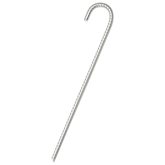 Tent Pegs 6 pcs 37 cm Ø10 mm Galvanised Steel Tent Pegs 6 pcs 37 cm Ø10 mm Galvanised Steel