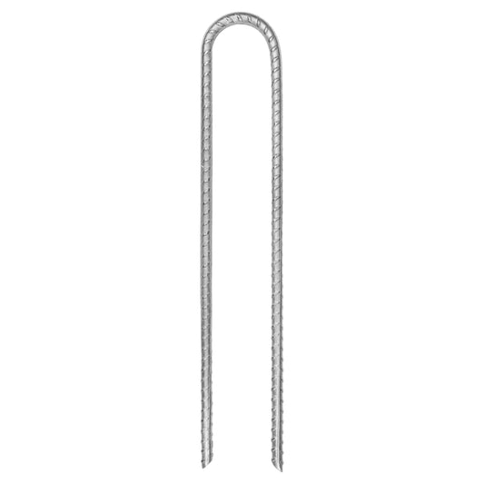 Tent Pegs 12 pcs U-shaped 30 cm Ø7 mm Galvanised Steel Tent Pegs 12 pcs U-shaped 30 cm Ø7 mm Galvanised Steel