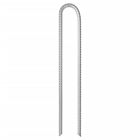 Tent Pegs 12 pcs U-shaped 37 cm Ø10 mm Galvanised Steel Tent Pegs 12 pcs U-shaped 37 cm Ø10 mm Galvanised Steel
