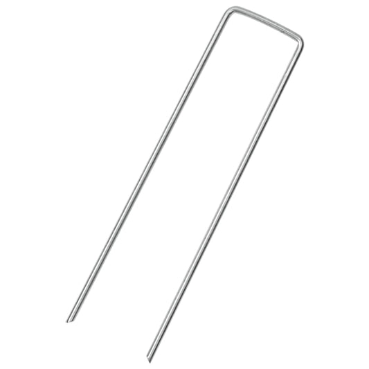 Ground Pegs U Shape 50 pcs 15x3.5 cm Galvanised steel Ground Pegs U Shape 50 pcs 15x3.5 cm Galvanised steel