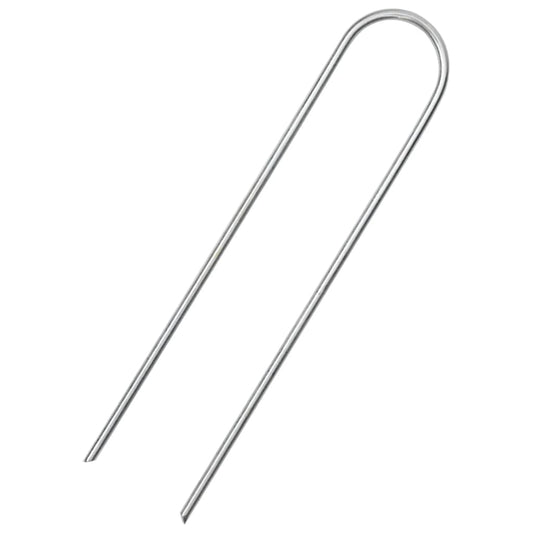 Ground Pegs U Shape 25 pcs 15x3.5 cm Galvanised steel Ground Pegs U Shape 25 pcs 15x3.5 cm Galvanised steel